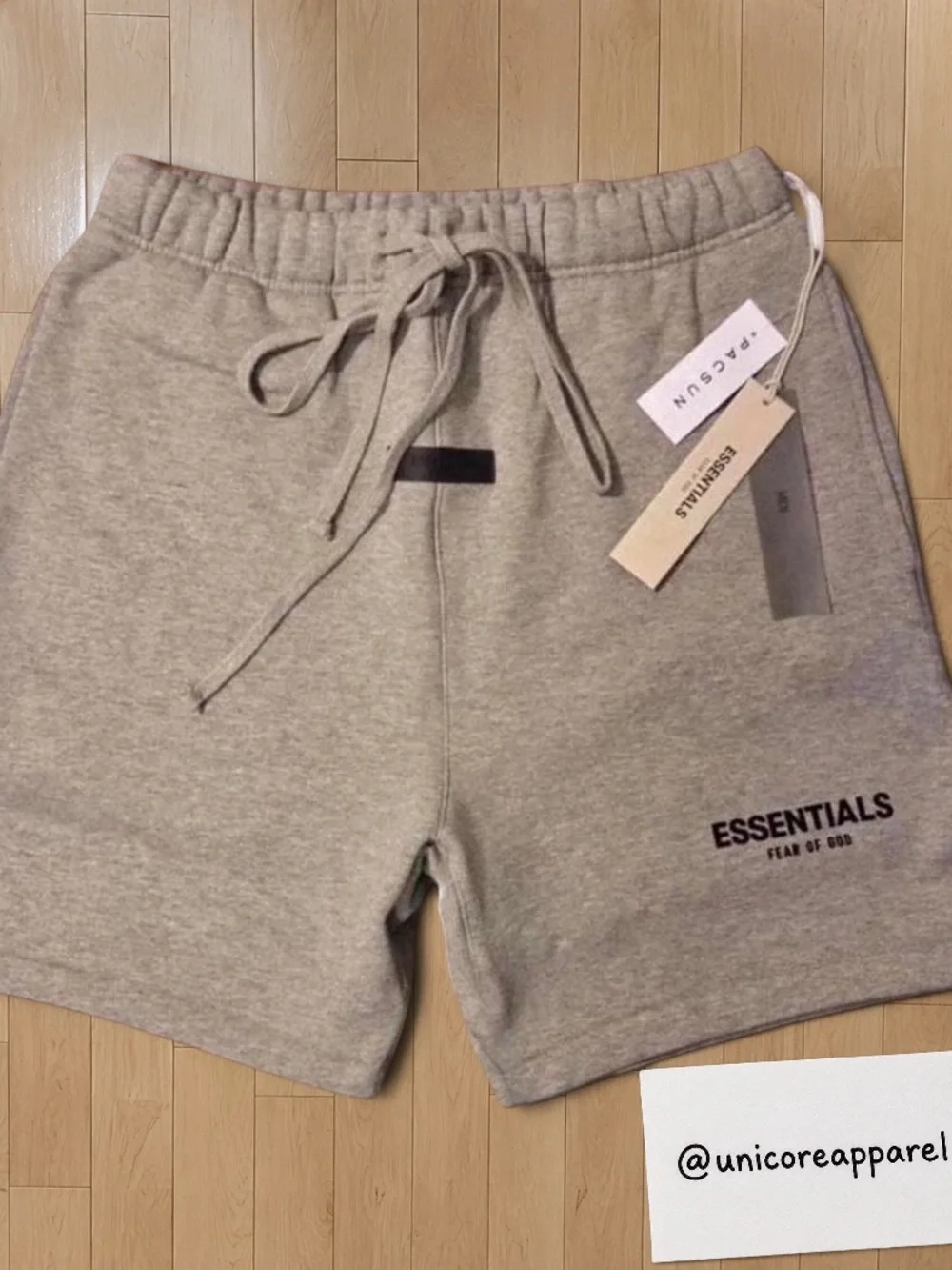 Essentials Men's Heather Gray Athletic Sweat Shorts